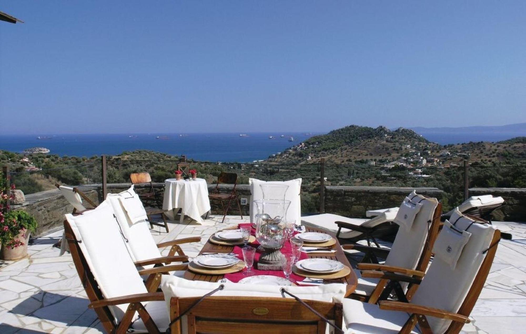 Saronic Citadel Seaside Villa Salamís Exterior foto