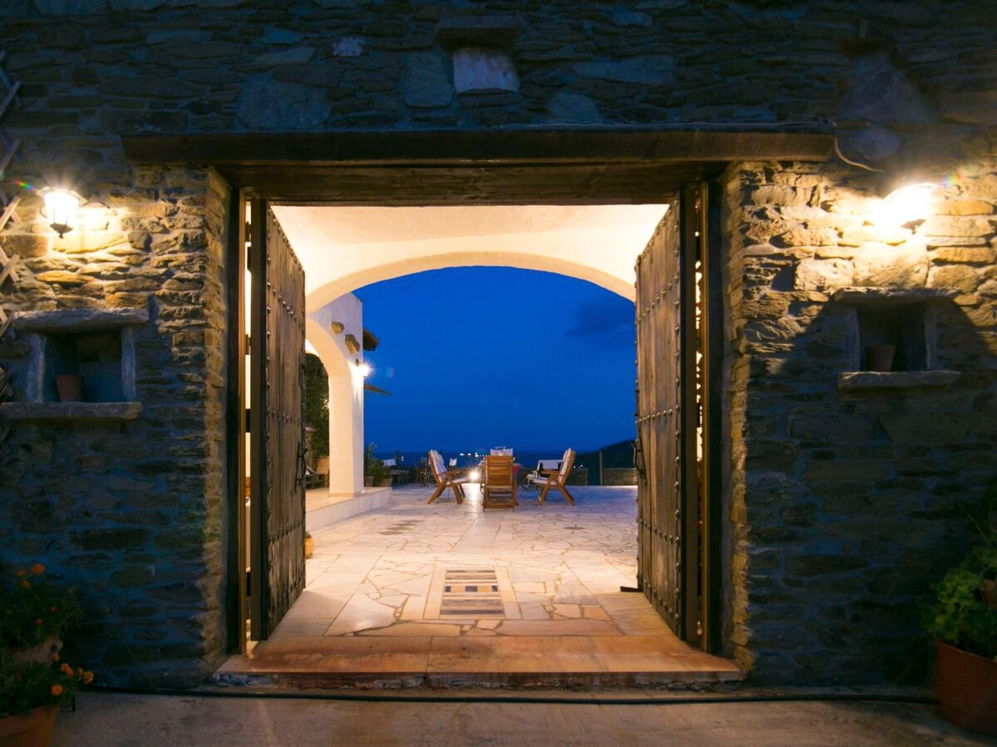 Saronic Citadel Seaside Villa Salamís Exterior foto